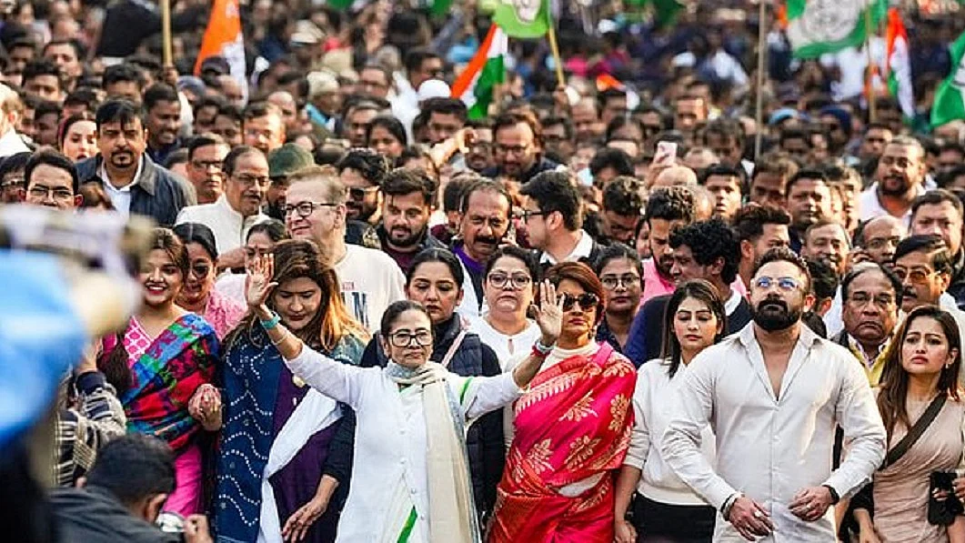 ममता ने कोलकाता में ED के खिलाफ मार्च निकाला, कहा- केंद्र में बीजेपी सरकार 2029 तक नहीं रहेगी