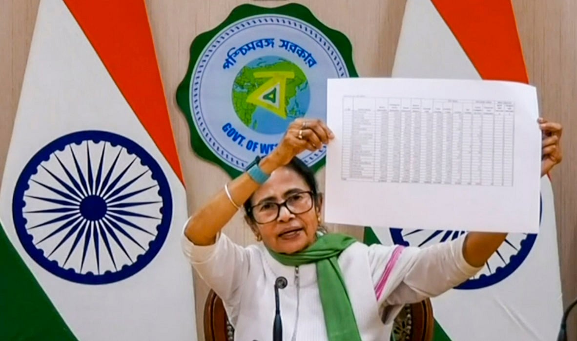 चुनाव आयोग ने बंगाल के 54 लाख ‘वास्तविक वोटर’ को अपना पक्ष रखने का मौका नहीं दिया: ममता बनर्जी