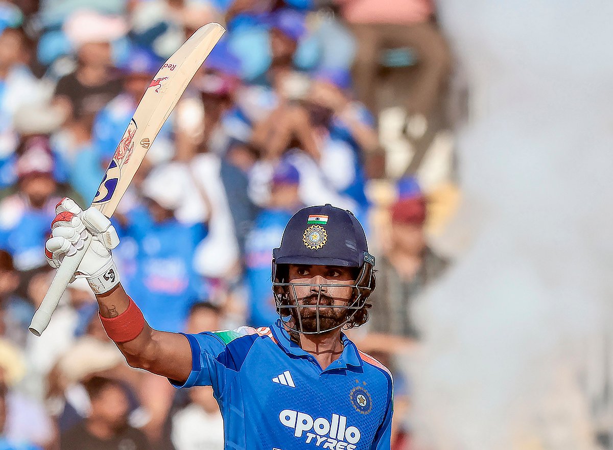 राजकोट वनडे में केएल राहुल ने 8वां शतक लगाया 