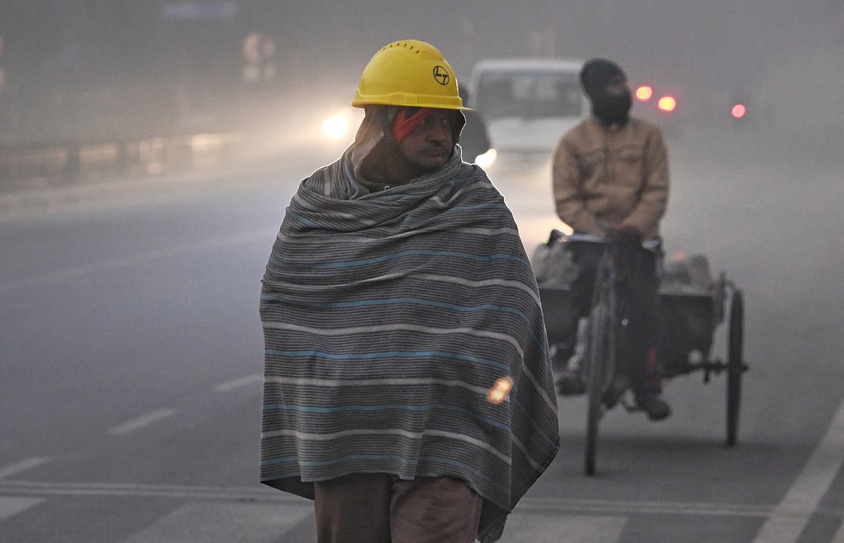 दिल्ली-एनसीआर में जहरीली हवा और शीतलहर का डबल अटैक