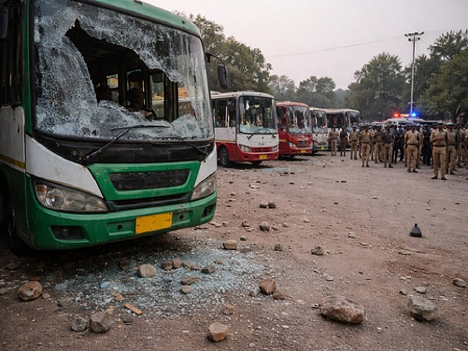 मध्य प्रदेश के उज्जैन में दो गुटों के बीच झड़प, भीड़ ने कई बसों में की आगजनी, दुकानों में तोड़फोड़ और पथराव