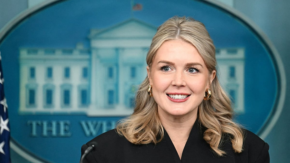 ‘व्हाइट हाउस’ की प्रेस सचिव कैरोलिन लेविट 