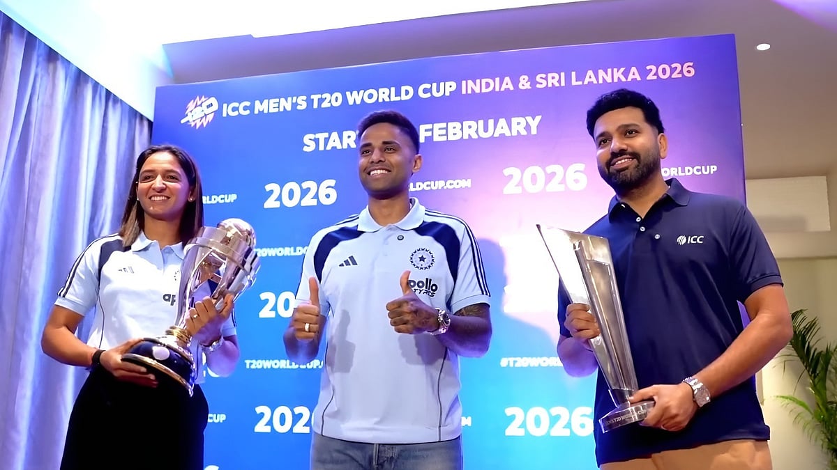 टी20 वर्ल्ड कप के लिए भारतीय महिला टीम ने 'मैन इन ब्लू' को शुभकामनाएं दी 
