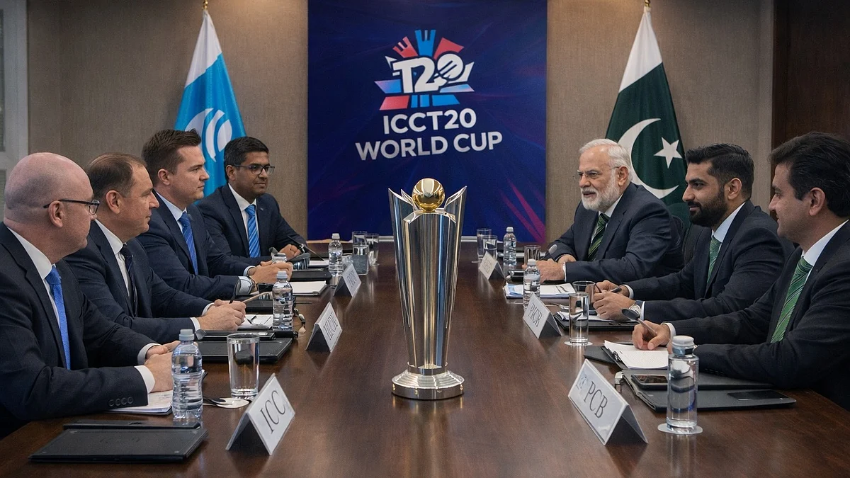 टी 20 वर्ल्ड कप: भारत-पाक महामुकाबले पर क्या बदलेगा पाकिस्तान का रुख, ICC-PCB बैठक पर टिकी निगााहें