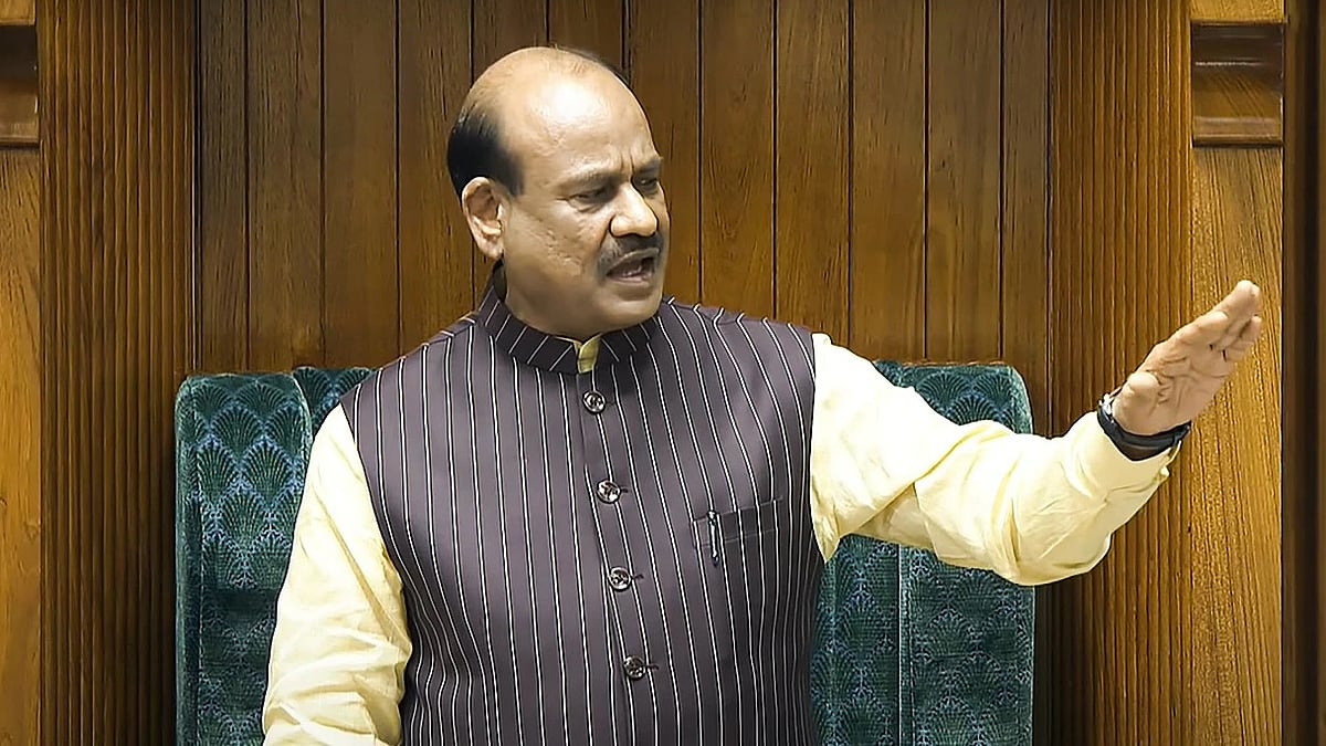 लोकसभा अध्यक्ष ओम बिरला (संसद टीवी के वीडियो से ली गई तस्वीर)