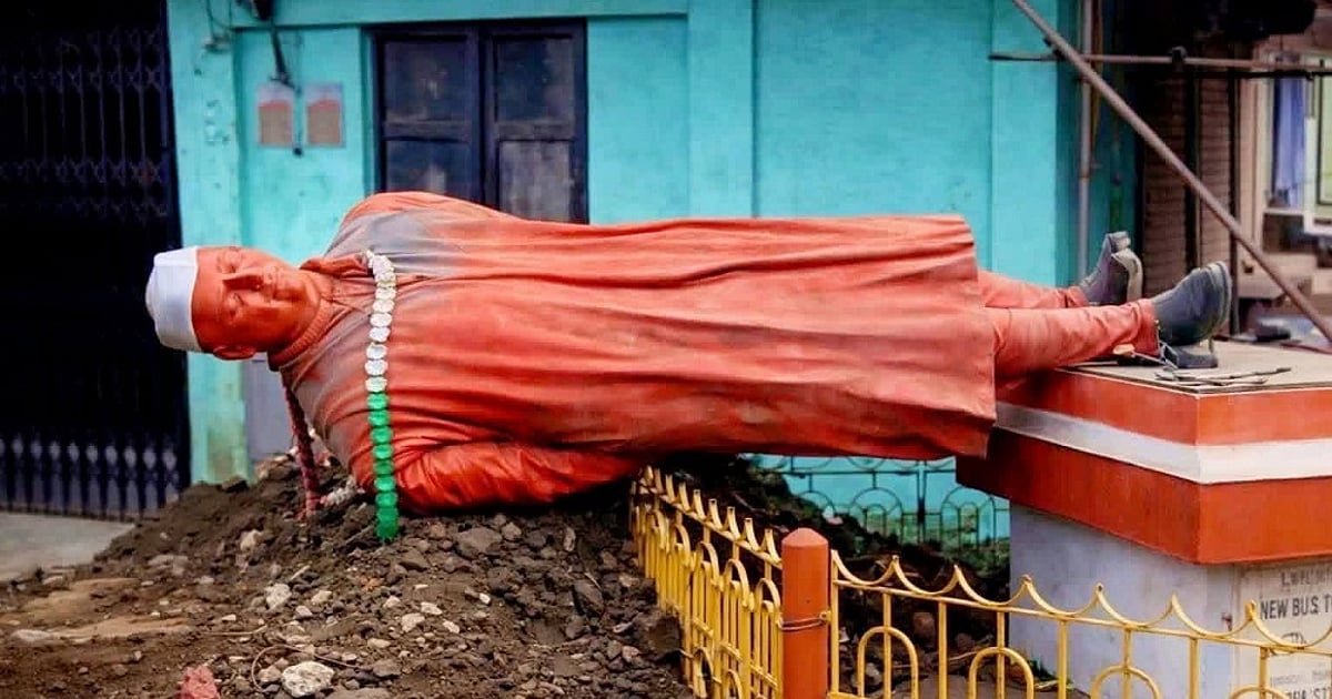 असम में नेहरू की प्रतिमा को असामाजिक तत्वों ने क्षतिग्रस्त किया, कांग्रेस ने की कार्रवाई की मांग