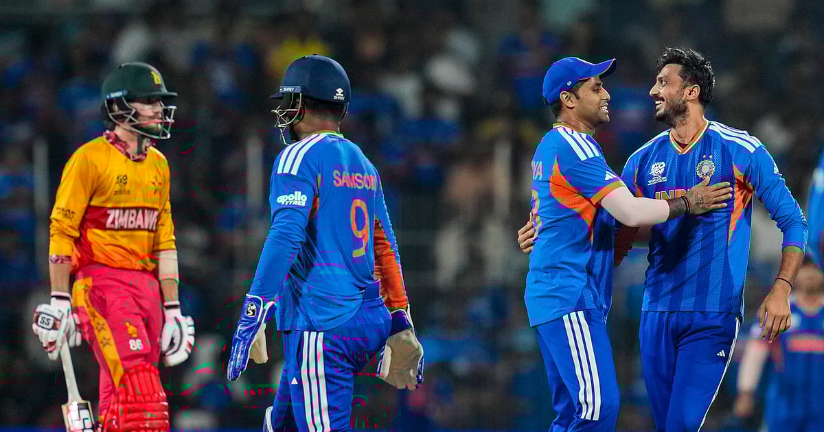 बड़ी खबर LIVE: टी20 वर्ल्ड कप में भारत ने जिम्बाब्वे को 72 रनों से हराया