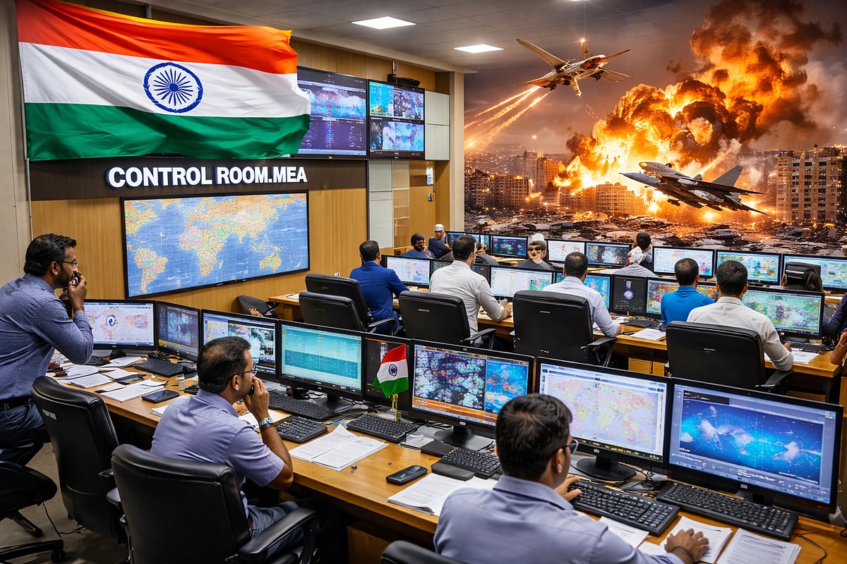 ईरान-इजरायल-अमेरिका जंग के बीच भारत अलर्ट, नागरिकों के लिए जारी हेल्पलाइन, जानें किस देश में कौन-सा नंबर