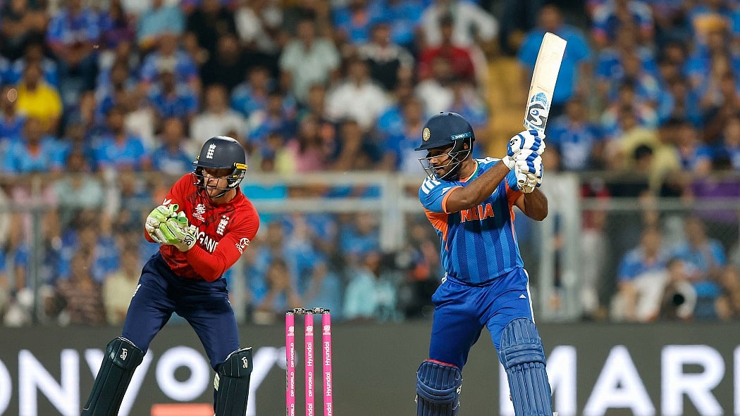 टी20 वर्ल्ड कप: वानखेडे़ में सैमसन का तूफान, भारत ने इंग्लैंड को दिया 254 रन का विशाल टारगेट