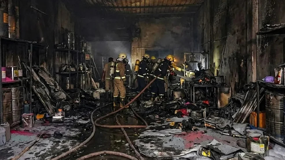 हरियाणा के जींद में 'गुलाल' बनाने वाली फैक्टरी में लगी आग, चार महिलाओं की मौत, 11 लोग घायल