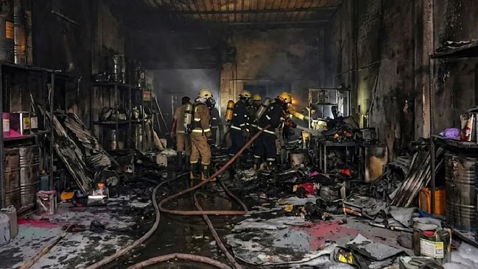 हरियाणा के जींद में 'गुलाल' बनाने वाली फैक्टरी में लगी आग, चार महिलाओं की मौत, 11 लोग घायल