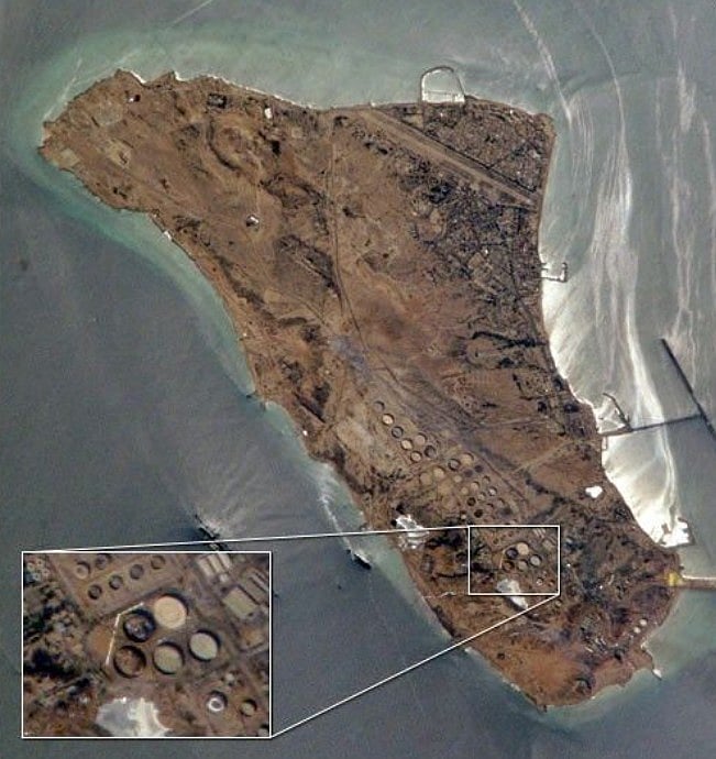 ईरान का खार्ग द्वीप 