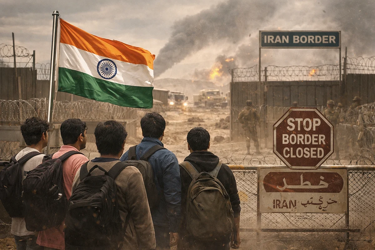 मिडिल ईस्ट जंग: ईरान में फंसे भारतीयों को बड़ी चेतावनी, भारतीय दूतावास बोला- बिना संपर्क बॉर्डर पार न करें