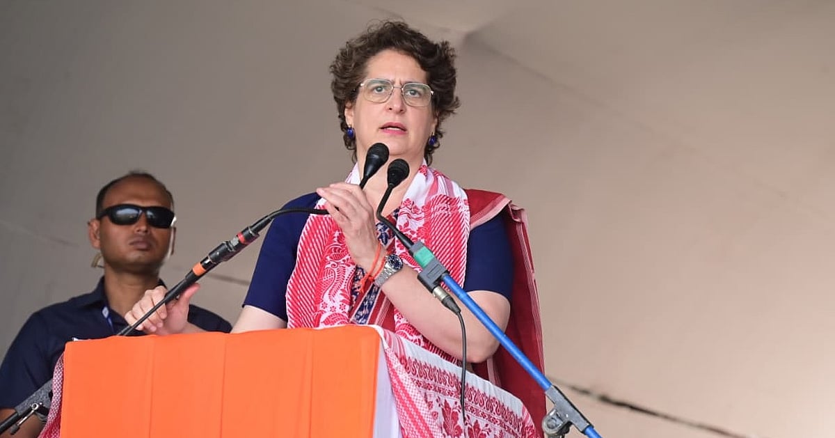 पश्चिम एशिया संकट का असर जल्द दिखने के लिए मोदी सरकार की नीतियां जिम्मेदारः प्रियंका गांधी