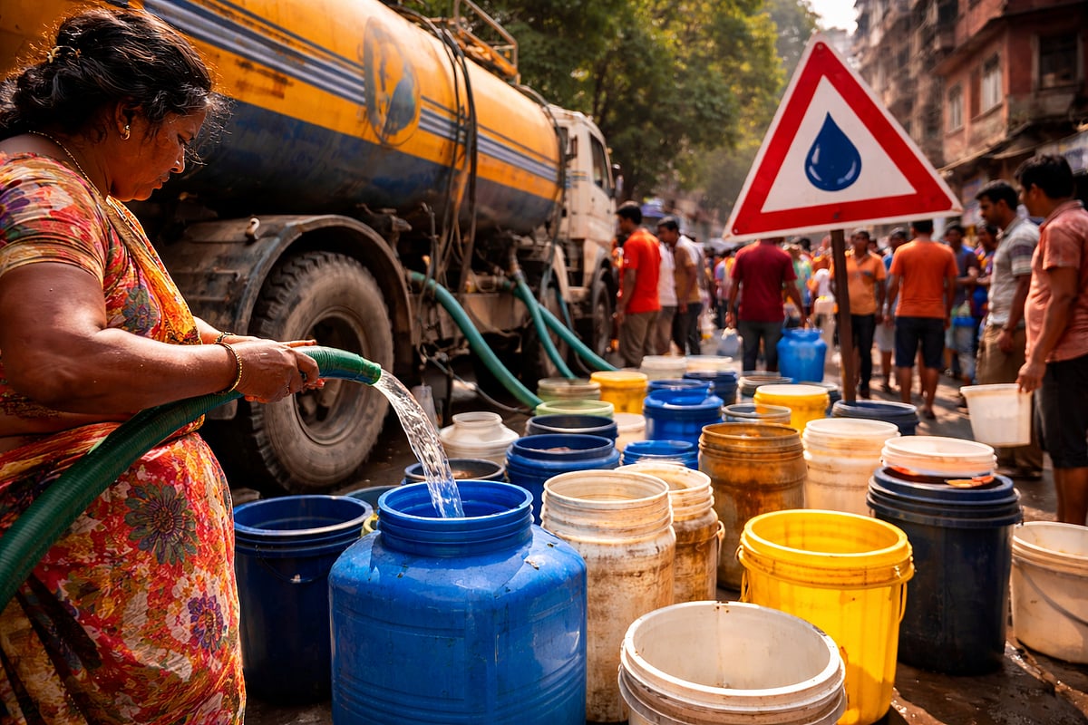 दिल्ली में 2 दिन पानी संकट: 6-7 अप्रैल को इन इलाकों में सप्लाई प्रभावित