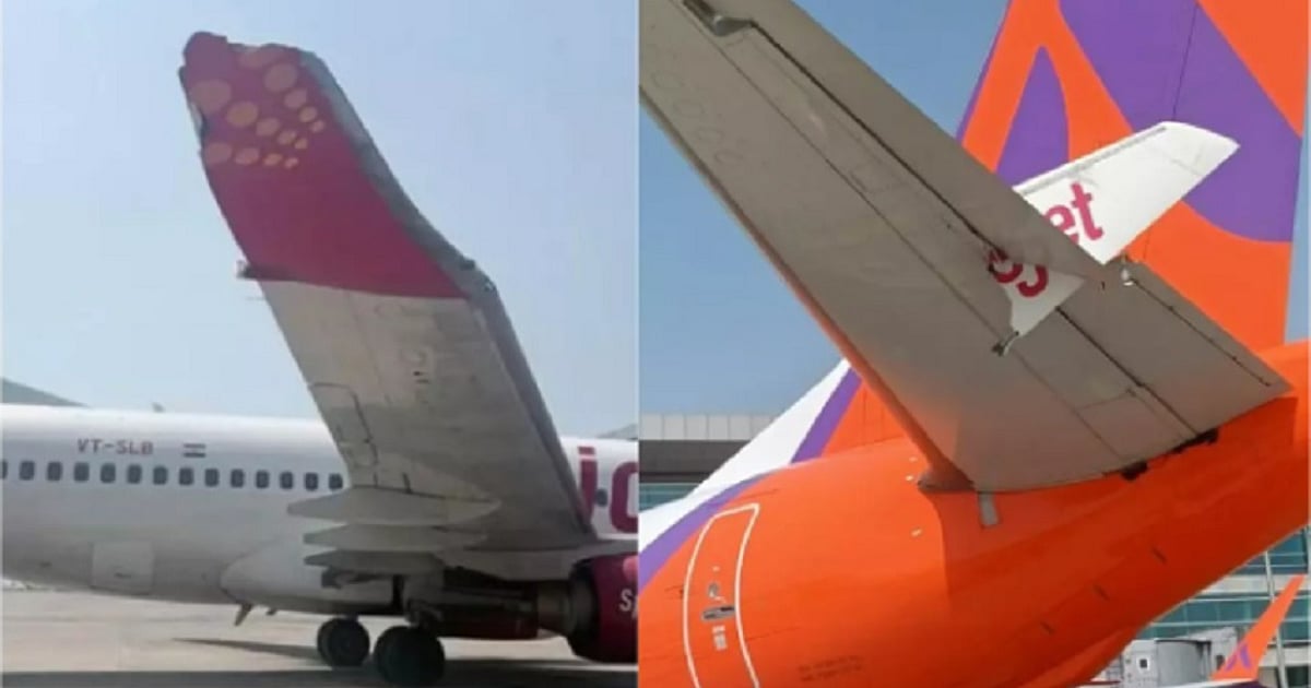 दिल्ली एयरपोर्ट पर स्पाइसजेट विमान ने अकासा प्लेन को मारी टक्कर, सभी यात्री सुरक्षित, दोनों प्लेन को मामूली नुकसान