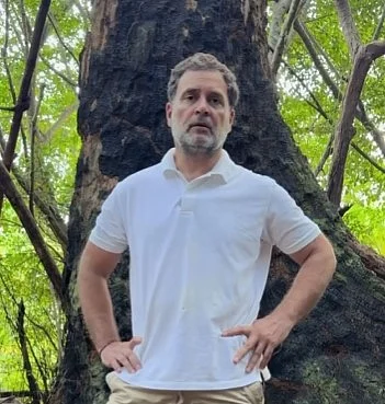 राहुल गांधी ने किया ग्रेट निकोबार द्वीप का दौरा