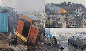 पुण्यात २० सिलिंडर्सचे स्फोट
