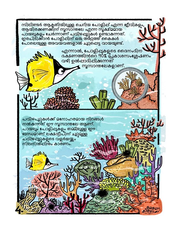 A snapshot of the Melem Keezhem comic book