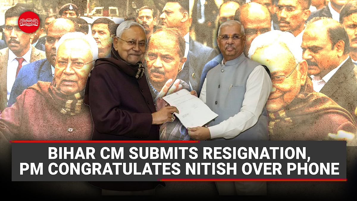 Bihar CM Nitish stakes claim to form govt with BJP&rsquo;s support