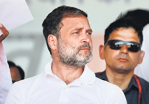 Congress leader and Leader of Opposition in the Lok Sabha Rahul Gandhi. 