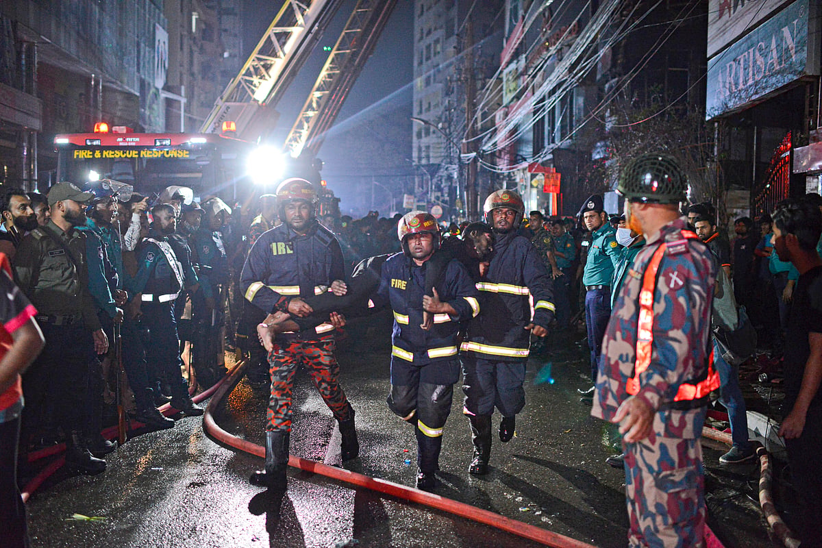 IN PICS | Bangladesh shopping mall fire, at least 46 dead