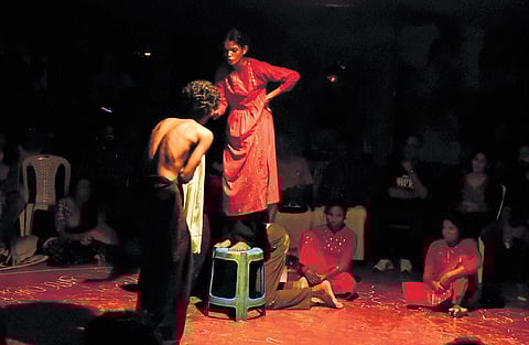 Representative Image: The Adivasi Dalit Students Theatre Movement performing in Kochi