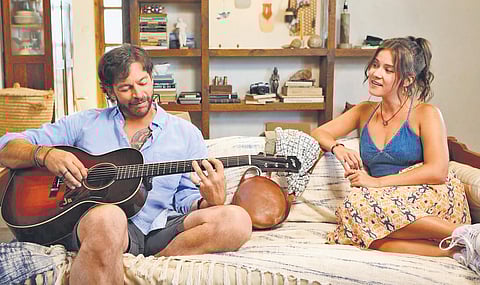 Washed-up musician Allman seeks solace in a charming cliffside house on the idyllic island of Cyprus.