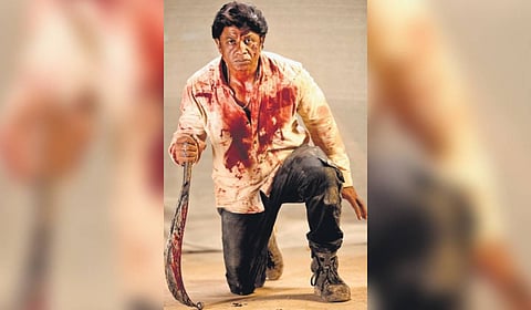 A still from the film 'Bheema'