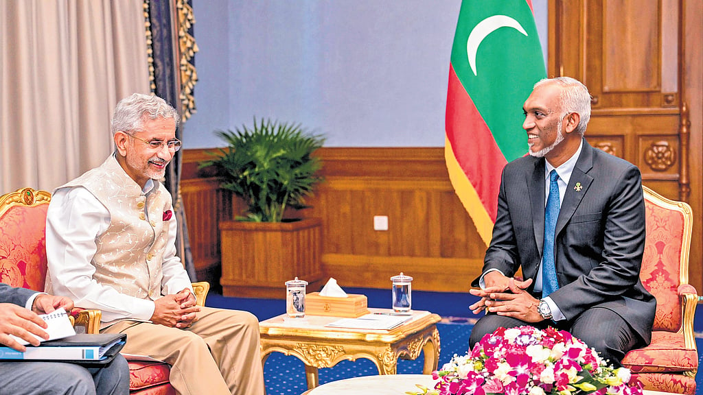 'I thank Indian govt, PM Modi for supporting Maldives,' says Muizzu; Inaugurates water projects with EAM Jaishankar - The New Indian Express