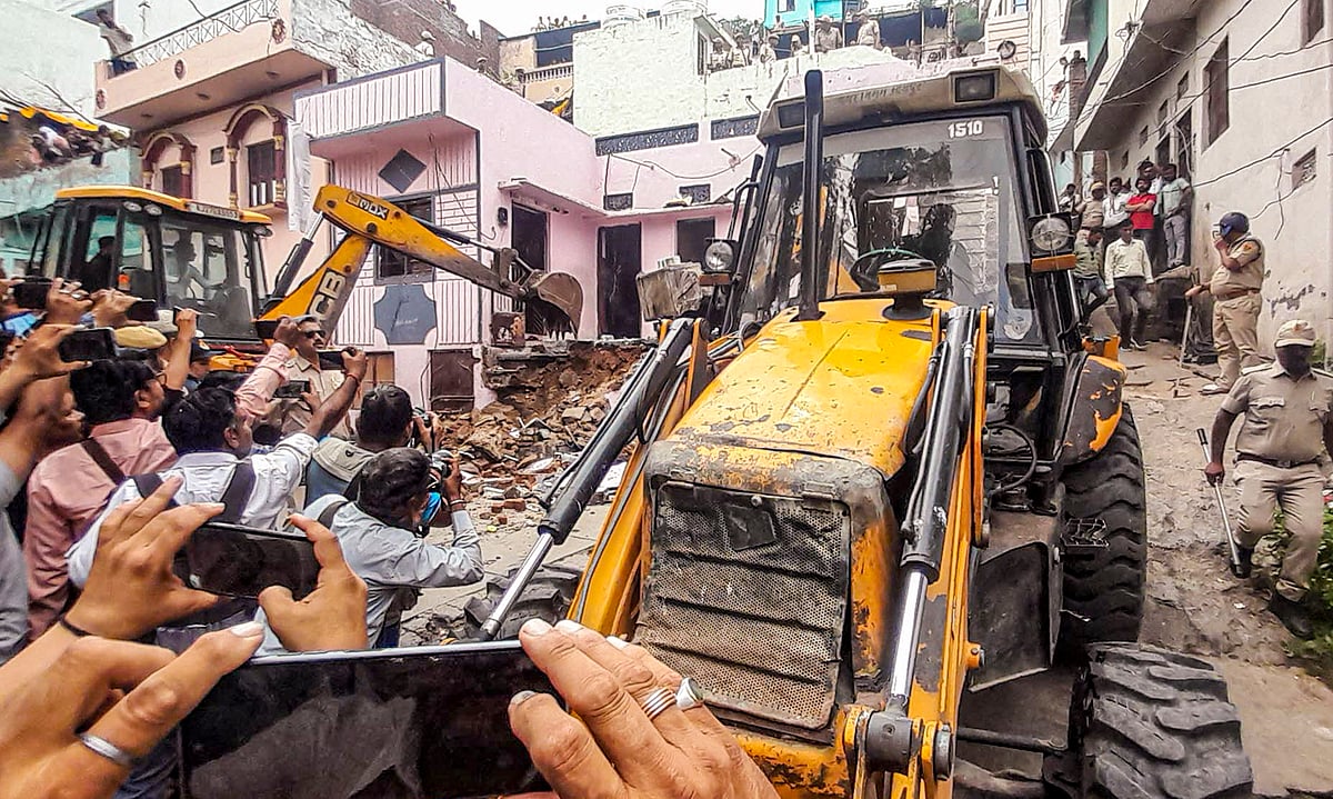 Udaipur Municipal Corporation demolishes house of 15-year-old boy accused of stabbing classmate