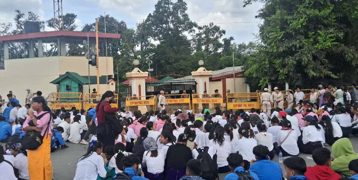 Manipur Students Protest Violence, Demand Resignations