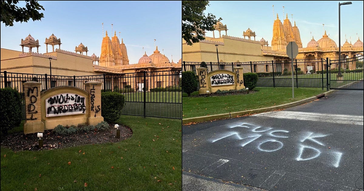 Indian Consulate condemns vandalism of temple in New York Indian Consulate condemns vandalism of temple in New York