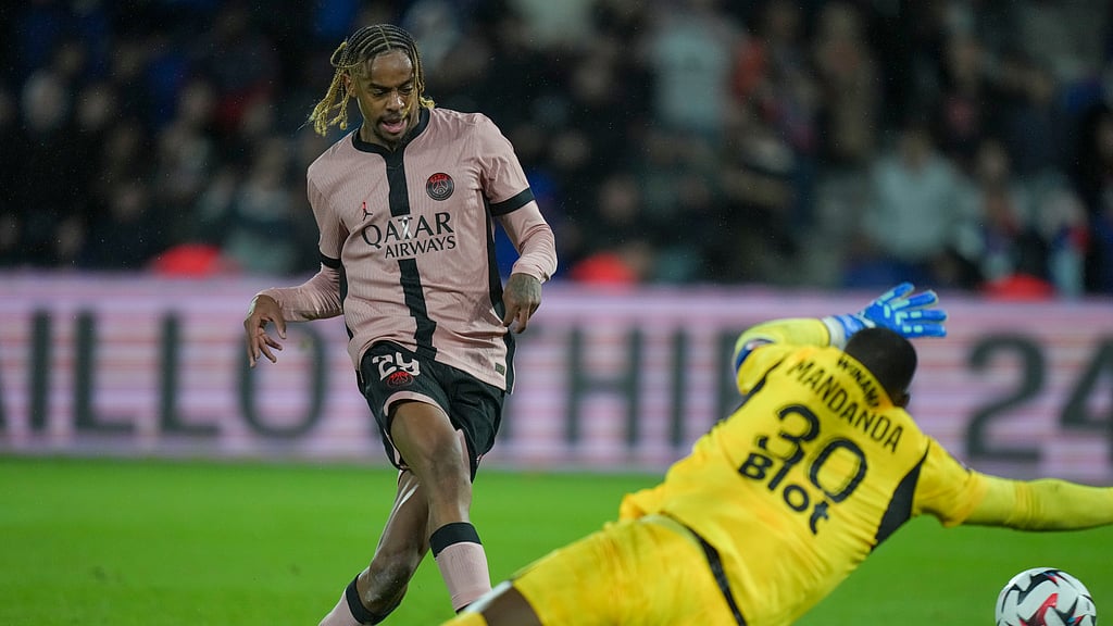 Barcola's brace powers PSG to 31 victory over Rennes