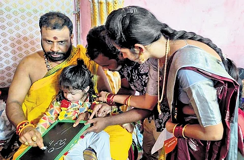 Telangana: 25,000 devotees perform special rituals at Basara temple