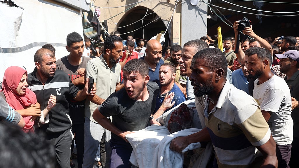 Red Crescent says 28 killed, including eight women and child, in