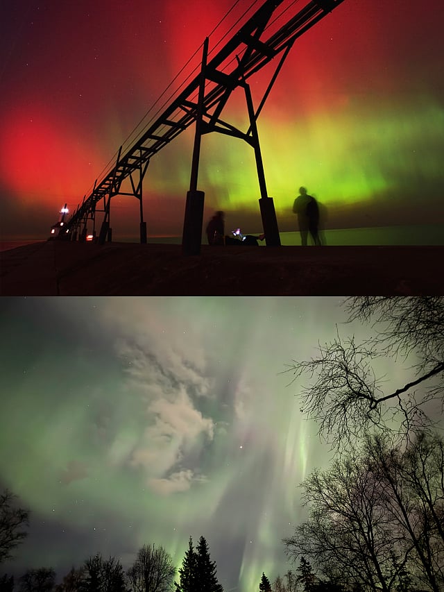 What causes Northern lights?