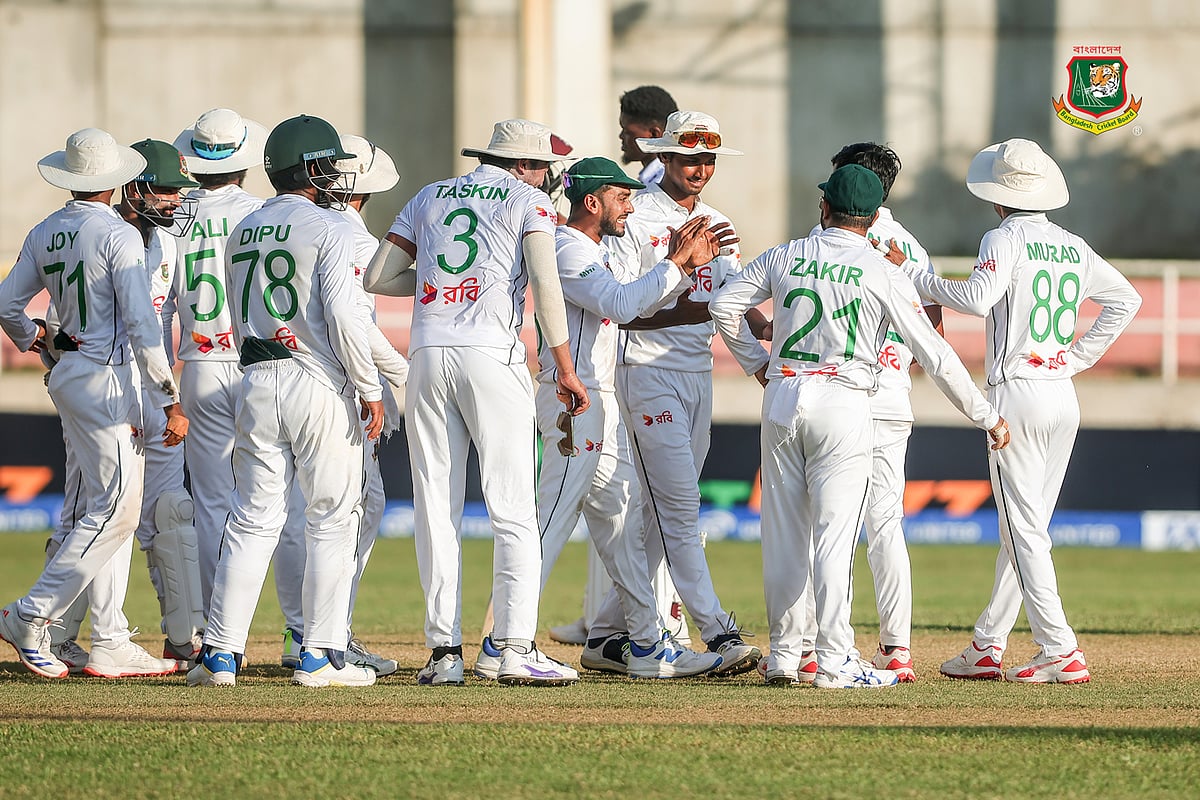 Bangladesh vence a série de testes com a histórica vitória sobre as Índias Ocidentais