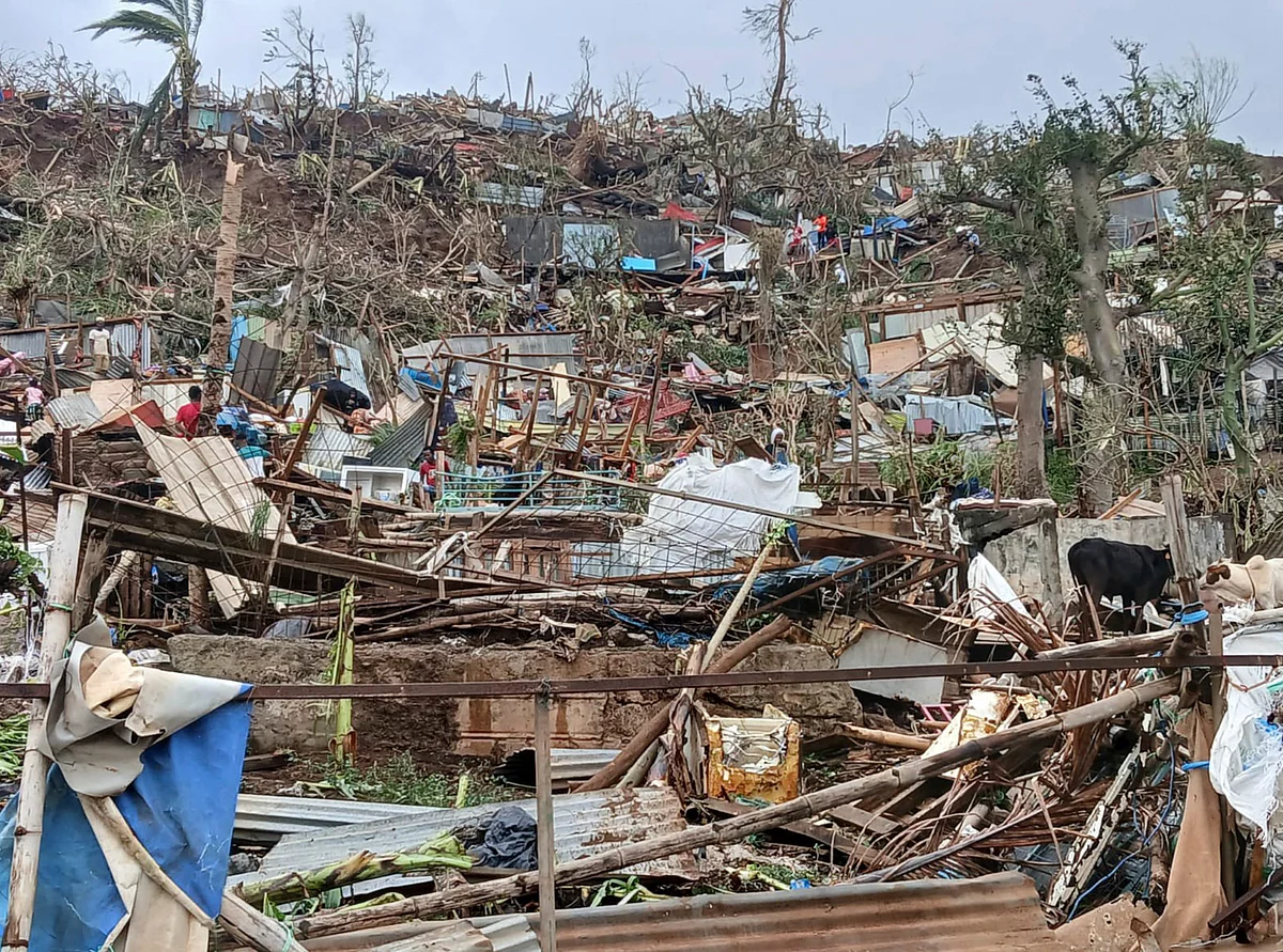 At least 14 killed as Cyclone Chido devastates French territory of Mayotte