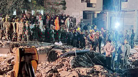 Himachal woman dies in Mohali building collapse, rescue effort on, building owners booked