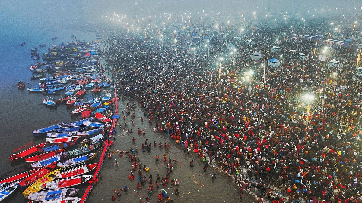 1.60 crore take holy dip as Maha Kumbh 2025 begins in Prayagraj