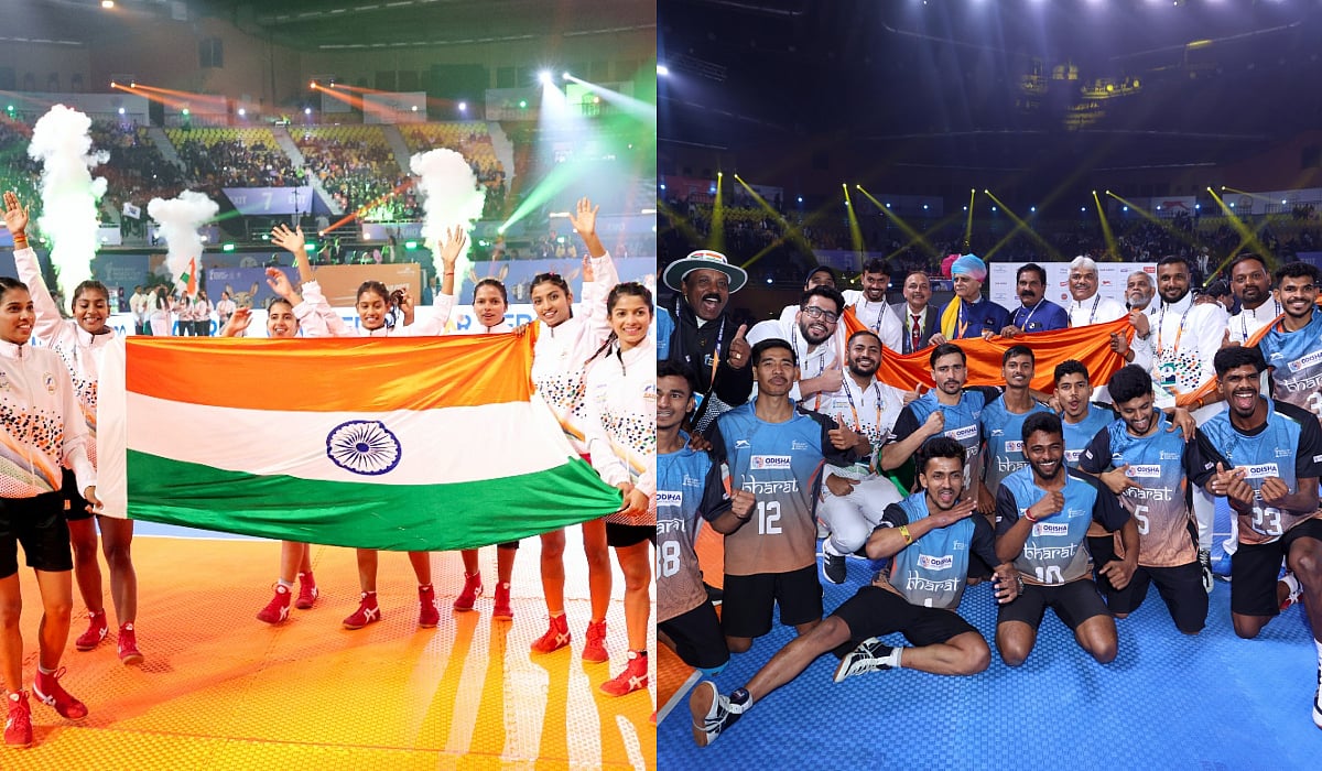 Kho Kho World Cup Indian women's, men's team crowned champion