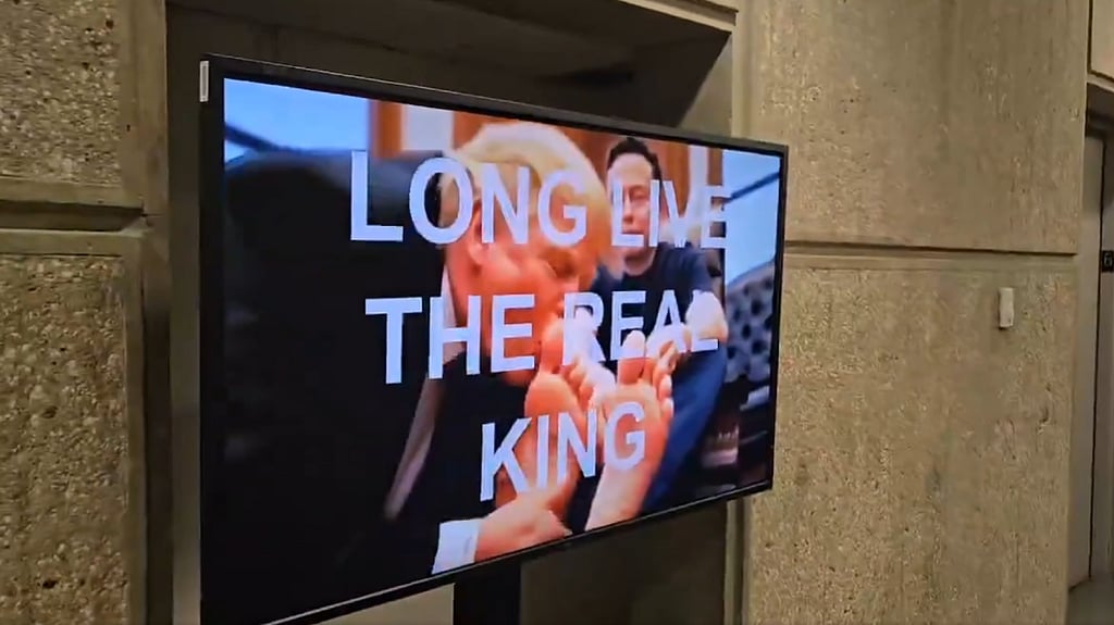 AIgenerated video of Trump sucking Musk's toes prompts US government