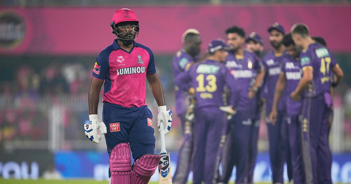 Rajasthan Royals collapse against Kolkata Knight Riders after steady opening
