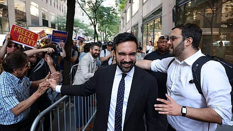 Indian- American Democratic socialist Zohran Mamdani stuns political  veteran in NYC mayoral primary