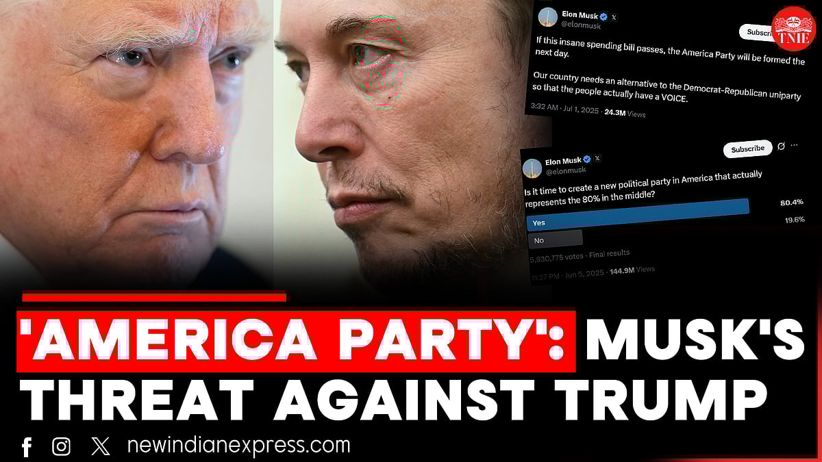 Musk criticizes Trump's bill, hints at new 'America' party