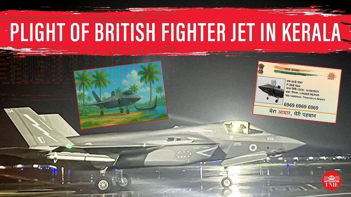 Stranded British F-35 Fighter Jet Becomes a Kerala Meme