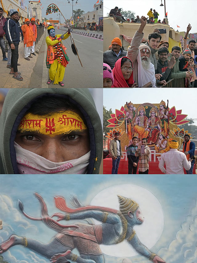 Braving the fog and cold, devotees throng Ram Mandir in Ayodhya
