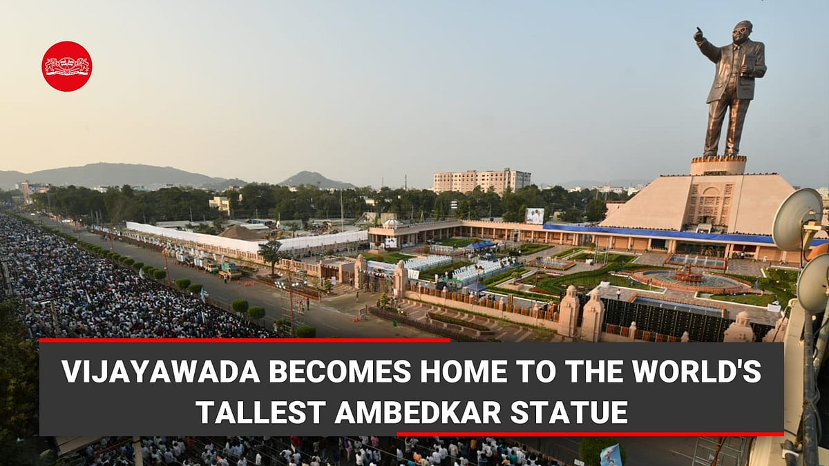 World's tallest Ambedkar statue comes up in Vijayawada