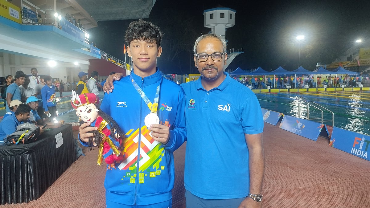 Days after losing his father, swimmer Tirthank shines in Khelo India Youth Games